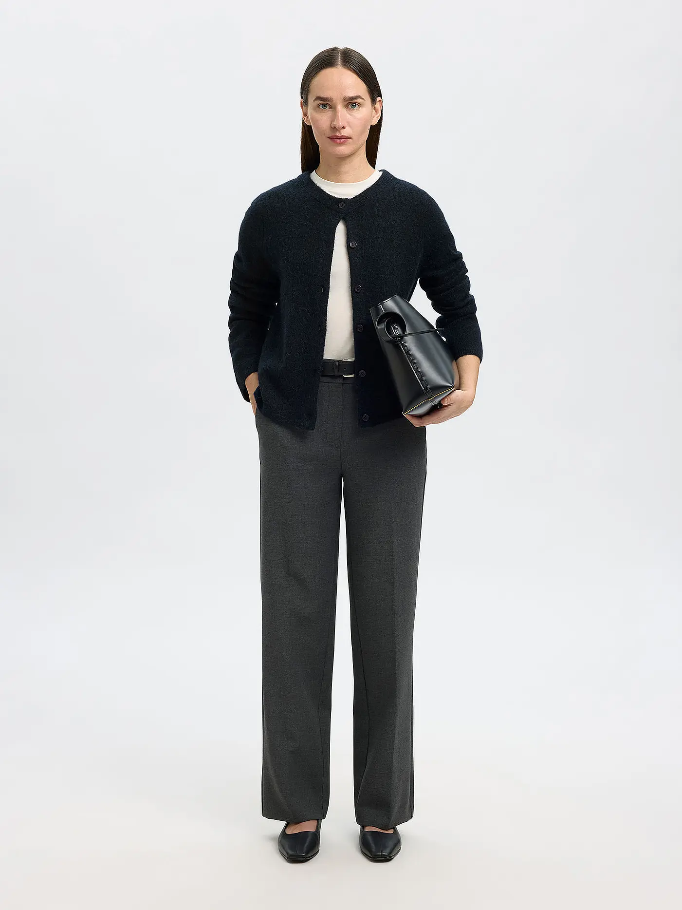 SELECTED FEMME | Strickjacke SLFLULU | dunkelblau